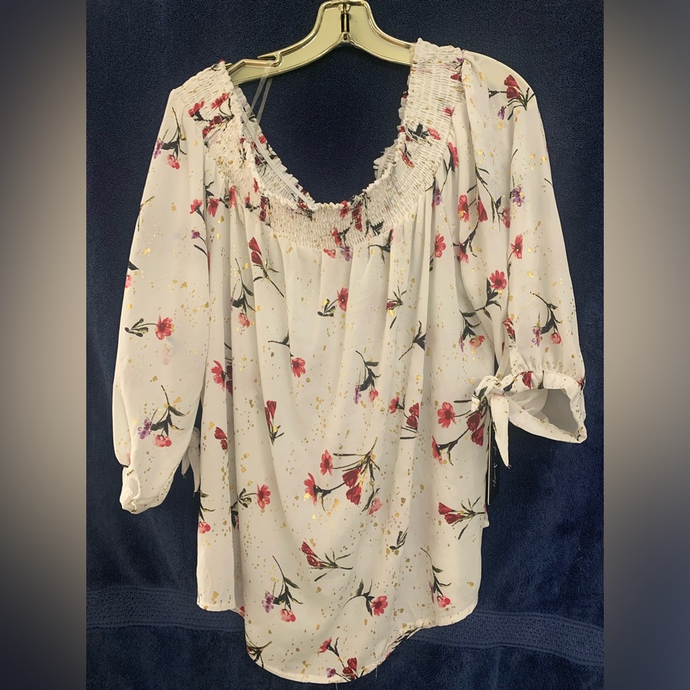 **NWT Floral Summer Shirt Size 3X